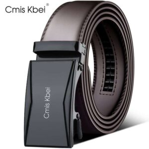 Black leather belt